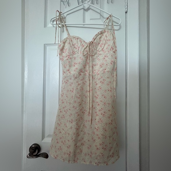 Floral pink cute dress - Picture 2 of 6